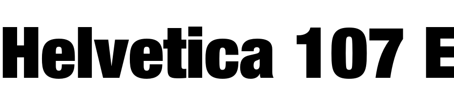 Helvetica 107 Extra Black Condensed Yazı tipi ücretsiz indir